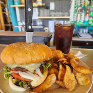 Mushroom Swiss Burger